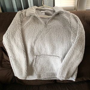 White and grey jacket